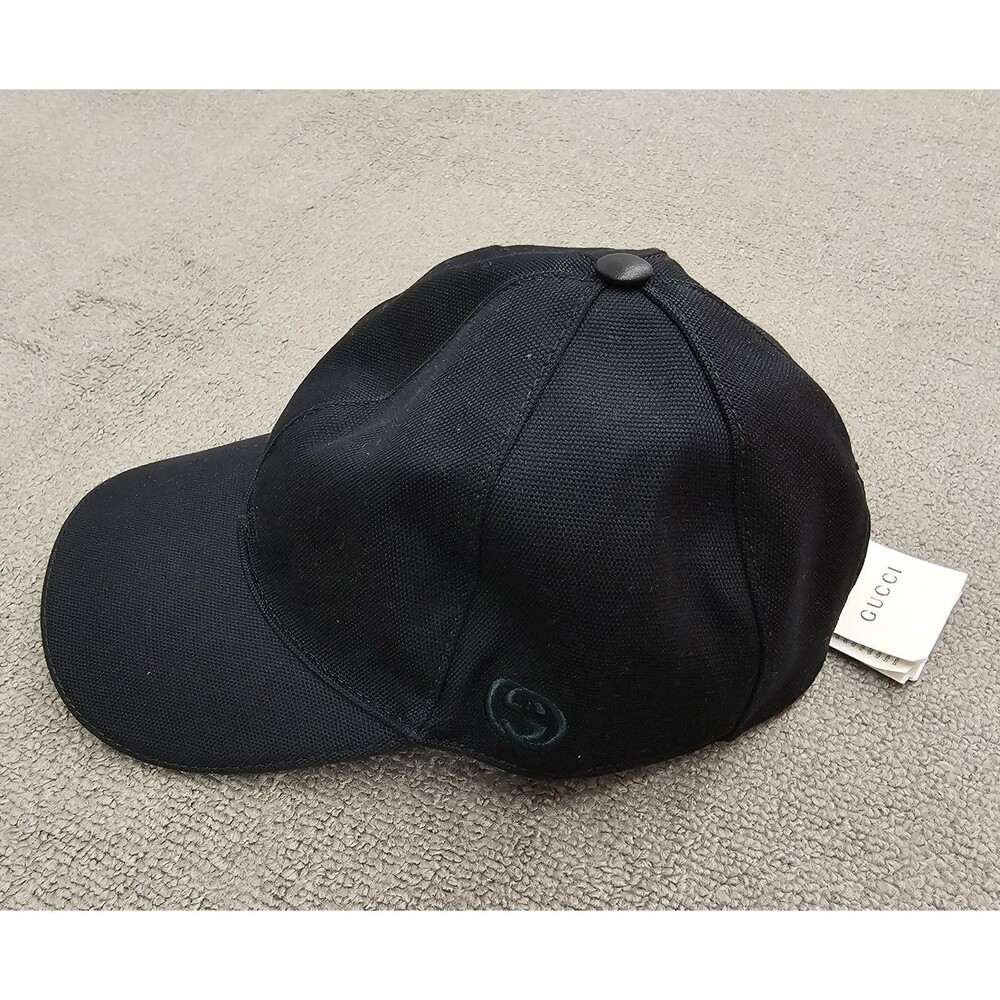 Gucci Interlocking Basketball Hat Men's M Black